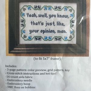 Cross stitch kit